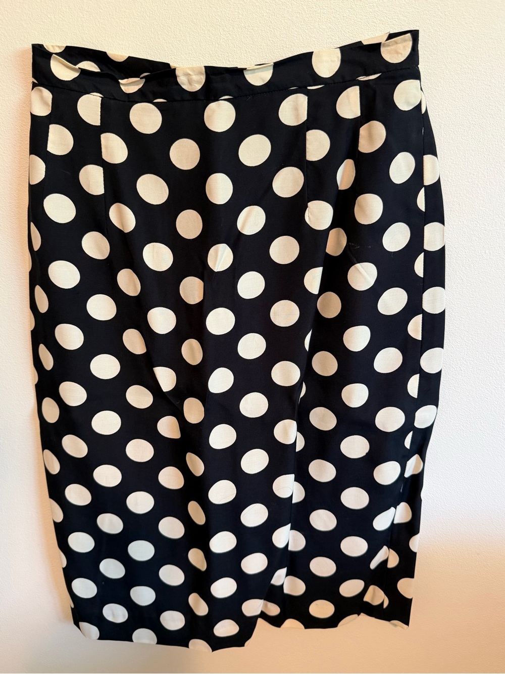 Vintage 80s Heritage House Polka Dot Skirt Suit Set Made in Canada Viscose 10/12 - Picture 3 of 4